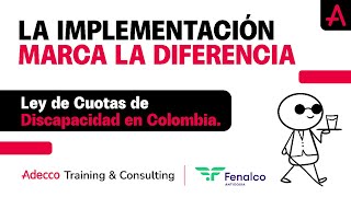 Implementación de la ley de cuotas de discapacidad en Colombia