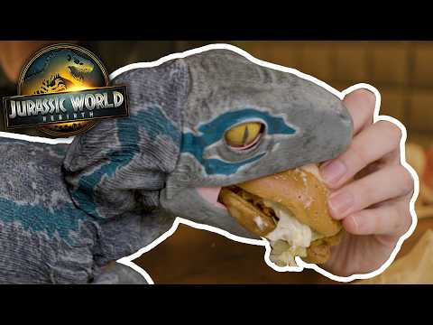 BABY BETA EATS JURASSIC BURGERS! - Jurassic World Rebirth