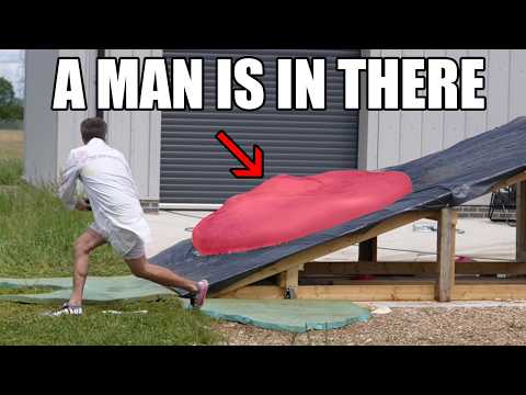 6ft Man in 6ft Giant Rolling Balloon - The Slow Mo Guys