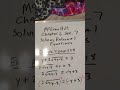 Solving Equations and Functions