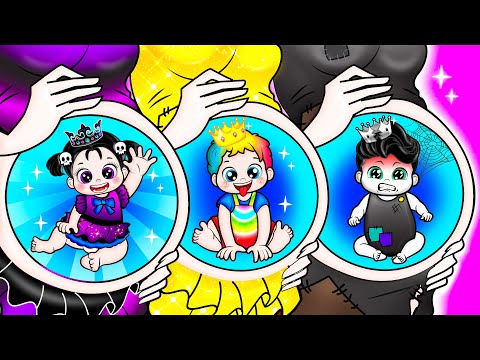 [🐾paper dolls🐾] Wednesday choose her mother while in the womb |  Rapunzel Family