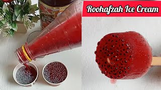 New way to make Roohafzah Ice Cream | नए तरीके की रूहफ्जा आइसक्रीम | How to make Roohafzah Ice Cream