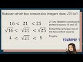 Understanding Square Roots and Integers
