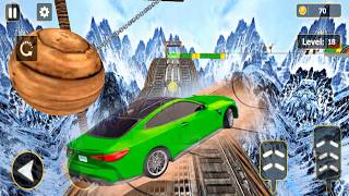 3D RAMP CAR STUNTS ANDROID GAMEPLAY - Sports Car Stunt Driving Simulator #Free Games Download