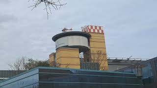 Doppelter Hubschrauberstart am UKB Christoph 31 und Christoph 64 