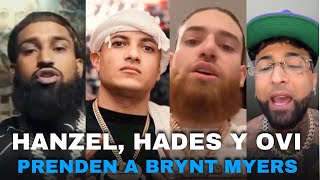 HANZEL LA H, HADES66 y OVI LE TIRAN A BRYANT MYERS por CRITICAR LOS ROCKSTAR NO VAN AL CIELO REMIX 