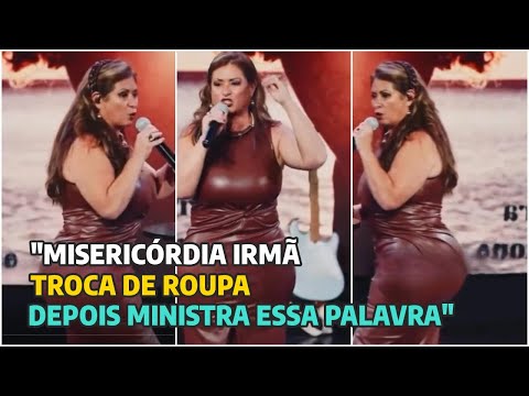 🎥 USANDO ROUPA COLADA NO CORPO, PASTORA PREGA SOBRE O ARREBATAMENTO, FALA DE VESTIMENTAS EVANGÉLICAS