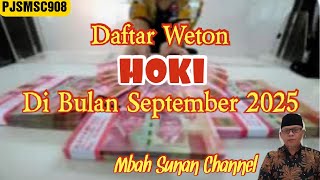 Daftar Weton Paling Hoki di Bulan September 2025 (Mulud)