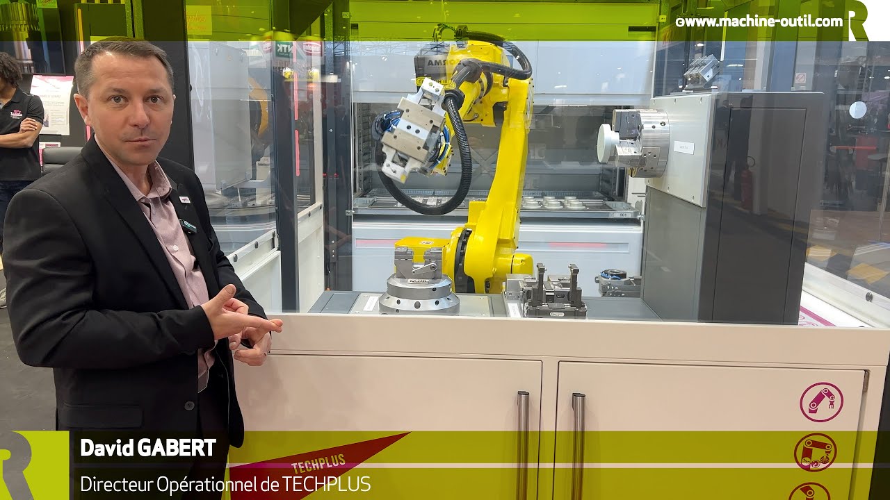 Usinage robotisé avec changement automatique de pièces, palettes, mors, outils