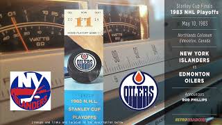 1983-May-12 - NHL Stanley Cup G2 - New York Islanders at Edmonton Oilers - Hockey Radio Broadcast