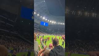 Man City fans after beating Tottenham 14/5/24