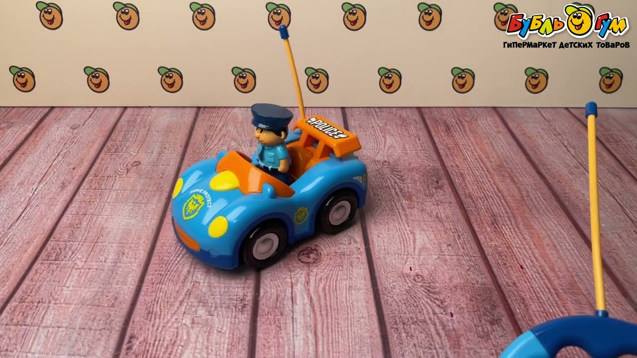 Игрушка Lanson Toys Полицейская машина р/у с 18мес - видео Игрушка Lanson Toys Полицейская машина р/у с 18мес - видео
