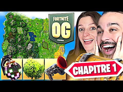 LE RETOUR DE FORTNITE OG CHAPITRE 1 ! (On fait Top 1 Victoire Royale)