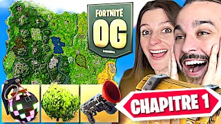 LE RETOUR DE FORTNITE OG CHAPITRE 1 ! (On fait Top 1 Victoire Royale)