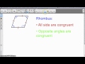 Properties of Quadrilaterals and Kites