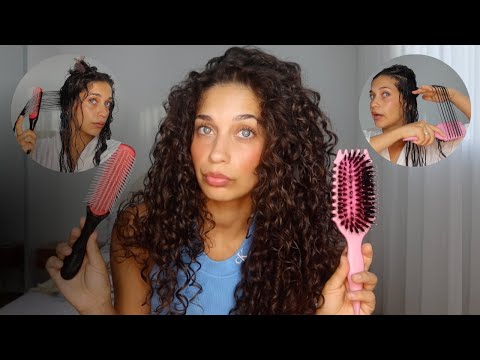 BOUNCE CURL DEFINING BRUSH vs DENMAN BRUSH