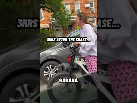 Got Chased by 2 Cop on a Broken E-Bike 😭🚔 #shorts