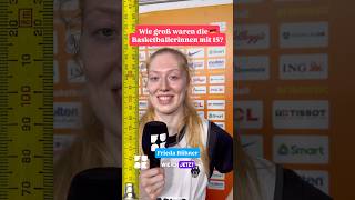 Wie groß waren die deutschen Basketballerinnen mit 15? 👀 #shorts
