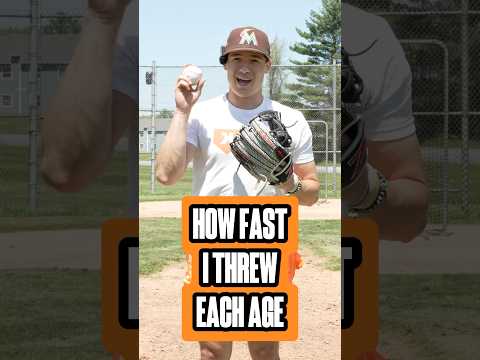 How Fast I Threw At Each Age (45MPH to 101MPH @ 5โ9) #baseball #journey #progress
