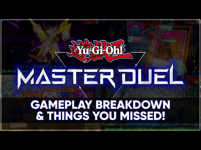 Yu-Gi-Oh! MASTER DUEL | FULL GAMEPLAY BREAKDOWN! Hidden Details You May Have Missed & More!