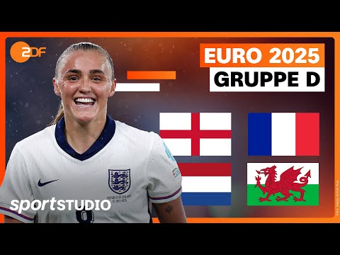 Übersteht Europameister England diese Hammer-Gruppe? | Gruppe D | UEFA Frauen-EM 2025 | sportstudio