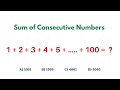 Sum of Numbers and Pairing Method