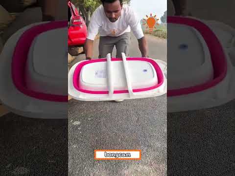 🛁😄 Bồn Tắm Gấp Gọn Siêu Tiện Và Lời Kêu Gọi Like! (@Kaif9119)#shorts