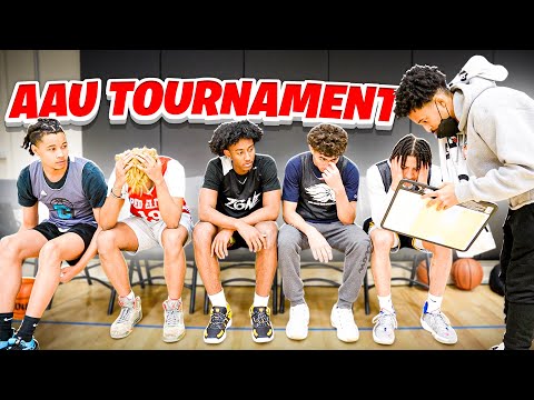 ME & MARCELAS HOWARD SNUCK INTO AN AAU TOURNAMENT!!