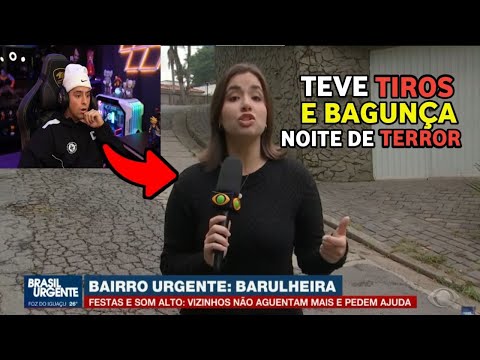 LOUD CORINGA REAGINDO À REPORTAGEM DE TIROS E BAGUNÇA NA SUA LIVE DE 7 DIAS