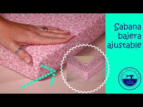 Sábana ajustable para camas y cunas