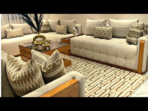 جديد الصالونات المغربية العصرية 2025 😍 أشكال جديدة 💕 ألوان لازم تشوفوها 💕 salon marocain tapisserie