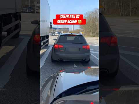 Audi RS4 B7 Serien Sound, so schön! ? #audirs4avant #audirs4 #abgasanlage