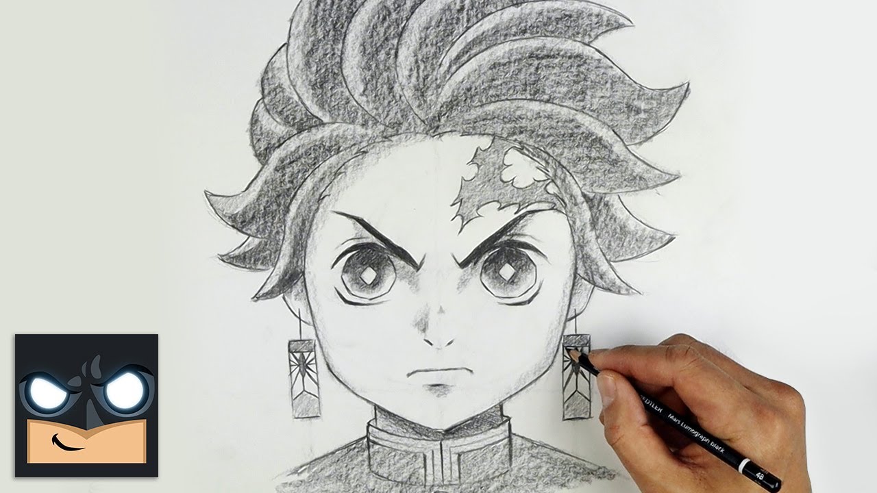 How To Draw Tanjiro - Demon Slayer Sketch Tutorial