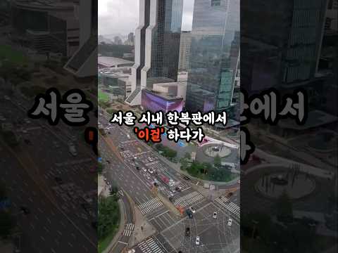서울 시내 한복판에서 이걸 하다가 체포된 중국인들이 소름 돋아요