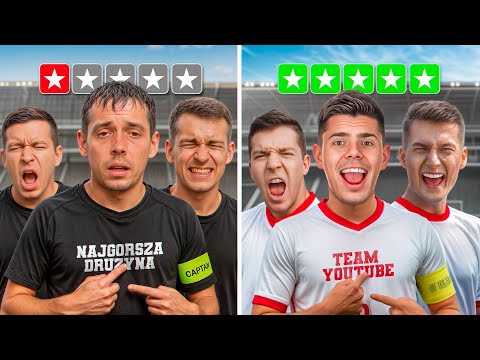 DRUŻYNA YOUTUBERÓW vs NAJGORSZA DRUŻYNA W POLSCE | odc. 2 🔥