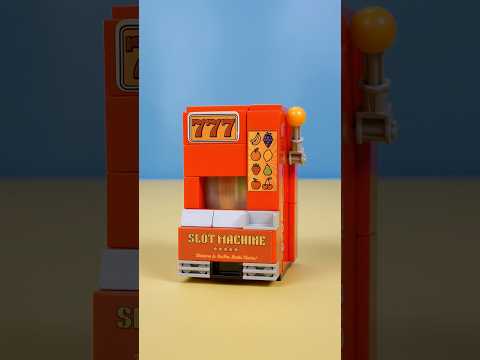 Building a LEGO slot machine! #lego #legomoc #fidget #slotmachine
