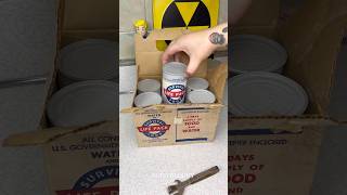 Opening 3 day Emergency Ration from a Cold War Fallout Shelter!
