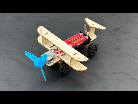 How to make a DC Motor Airplane - DIY Toys - Aeroplan - Airplane