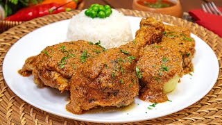 Pollo al Maní RIQUÍSIMO | Receta Peruana | Sazón y Corazón
