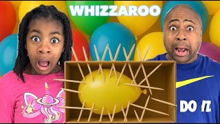 Dont Pop The Ballon Challenge Daddy And Sparkle Whizzaroo