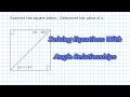Expressions and Angles in Geometry