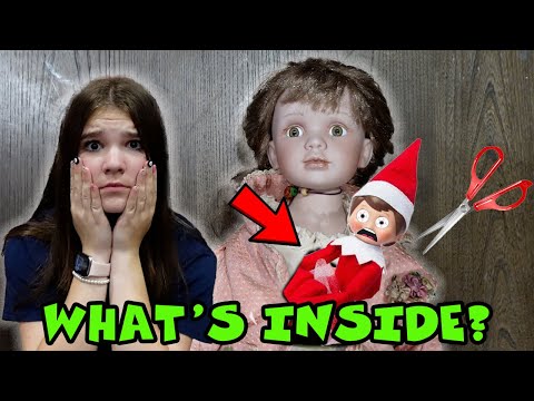 Cutting Open CREEPY DOLL! She Ate My Elf On The Shelf!