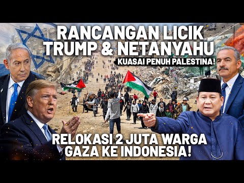 PRABOWO MURKA, SEHARUSNYA ISRAEL YG DIUSIR BUKAN PALESTINA? Rencana Trump Pindahkan Warga Gaza ke RI