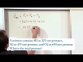 Partial Pressures and Gas Laws