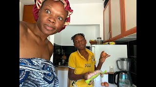 We woke up so late because hubby wasn't at home so let's make Late breakfast