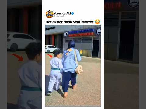 🥋 Isınma hareketleri bitene kadar çanta çoktan gitti 😂 #shorts #funny #komikyorumlar