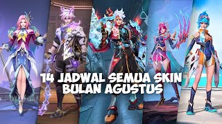 14 SKIN & EVENT JADWAL AGUSTUS! METRO ZERO, RESALE SANRIO, GROCK REVAMP - MOBILE LEGENDS