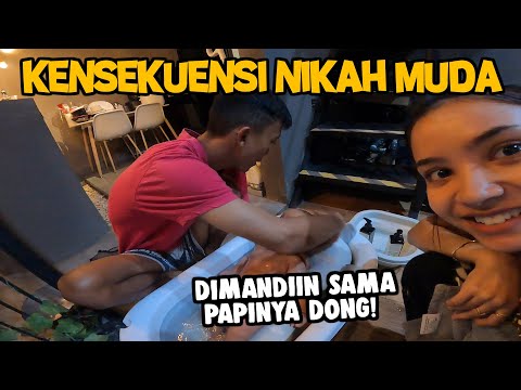 NGURUS BABY ELZAN SEHARIAN CUMAN BERDUA‼️ DUH REPOT NYA INI DONG