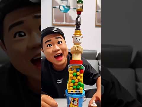 Lego Real Life | Main Tinggi tinggian yuk kalian bisa ga ? #lrl #lego #animasi