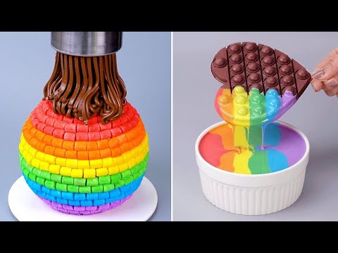 🌈 1000+ Satisfying COLORFUL Cake Decorating Ideas | So Yummy Chocolate Cake Tutorials #2